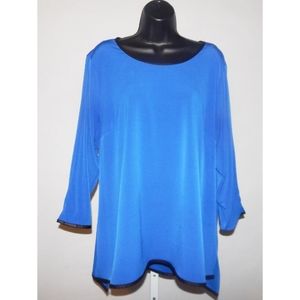 Calvin Klein Blue/Black top 1X